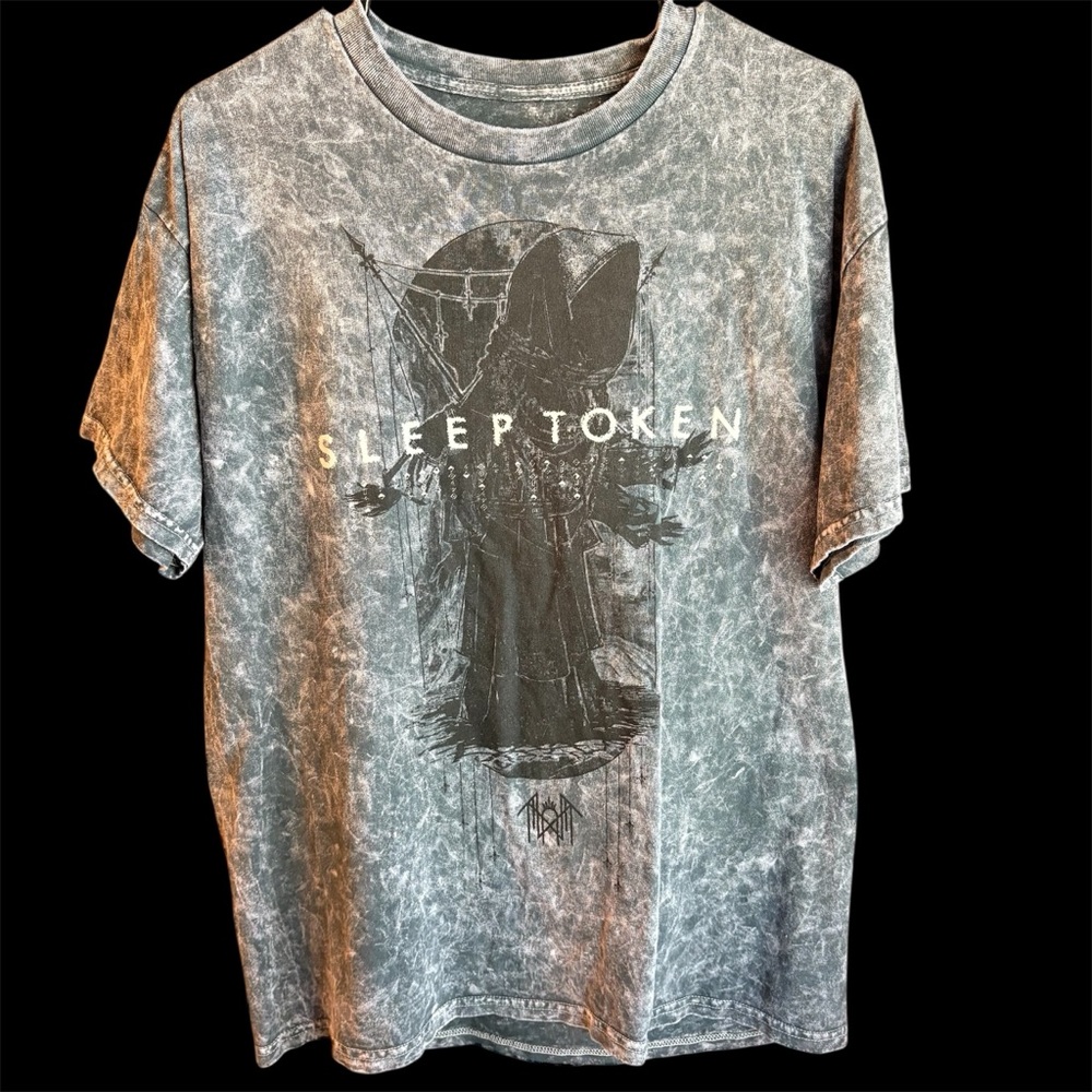 Sleep Token NWOT Aqua Regia Mineral Wash T-Shirt Size Large